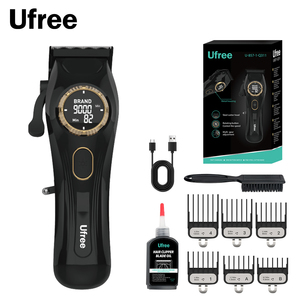 เครื่องตัดผมไฟฟ้า UFREE ดีไซน์ใหม่ ระดับมืออาชีพ แบบไร้สาย ชาร์จไฟได้ผ่าน USB สำหรับใช้ในโรงแรม กันน้ำระดับ IPX7 ควบคุมผ่าน<span class=keywords><strong>แอ</strong></span><span class=keywords><strong>ป</strong></span>พลิเคชัน - Product Image 2