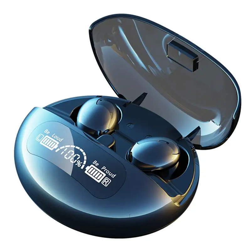 2022 Neue Ankunft GM-25 TWS BT 5.2 Touch Ohrhörer Led Display Ipx7 Wasserdichte Sport Gaming Headset Drahtlose Kopfhörer