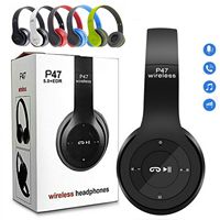 Écouteurs sans fil P47 avec Microphone mains libres, livraison gratuite
