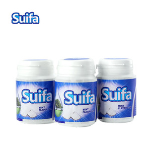 Chewing-gum sans sucre halal à la menthe poivrée au <span class=keywords><strong>xylitol</strong></span>, 48 comprimés/flacon en 8 boîtes - Product Image 2