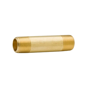 Raccord de tuyau de mamelon NPT en laiton de haute qualité avec 1/8 "1/4" 1/2 "3/4" 1 "diamètre nominal 1/2" à 6 "de long - Product Image 2