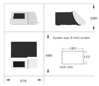 Boîtier en plastique pour équipement médical et esthétique, coque ABS haut de gamme pour instrumentation médicale, conception personnalisable