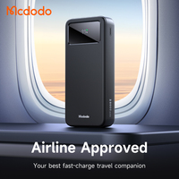 Banque d'alimentation à charge rapide Mcdodo 423 PPS PD 20W 22.5W Type-C avec écran LED, grande capacité 20000 mAh, chargeur portable VOOC QC