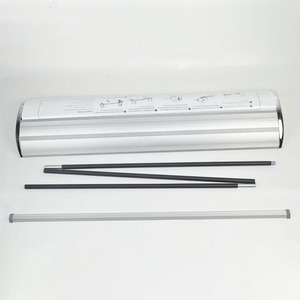 Di Động Rộng Cơ Sở Tiêu Chuẩn Kích Thước Tầng Thường Vụ Hiển Thị Đứng Cuộn Lên Banner Poster Board - Product Image 6