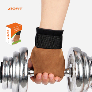 Poignée de maintien en similicuir pour poignet, réglable, pour haltères, barres, tractions et entraînement en salle de sport - Product Image 1