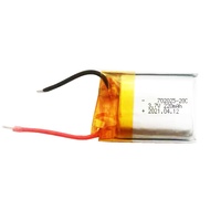 Batterie FPV pour Drone OEM ODM, cellule 702025 20C 220mAh 200mAh 300mAh, pack de batteries pour UAV UA UAS RPA