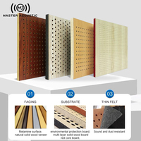 Paneles Acústicos Decorativos MJ MASTER ACOUSTIC, Panel de Pared con Absorción de Sonido, Diseño de Madera, Solución de Control de Ruido para Exteriores