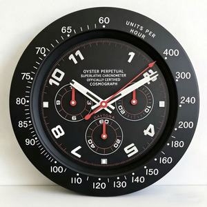 Orologi <span class=keywords><strong>da</strong></span> polso di lusso in metallo rotondo <span class=keywords><strong>da</strong></span> 14 pollici con luce notturna muta personalizzati 3D orologi <span class=keywords><strong>da</strong></span> <span class=keywords><strong>parete</strong></span> luminosi - Product Image 5