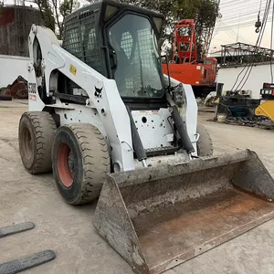 Kullanılan Bobcat Mini Skid nokta dönüşlü yükleyici, ikinci el Bobcat S300 küçük Skid nokta dönüşlü yükleyici düşük çalışma saatleri ile