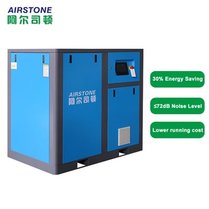 Compresseur d'air industriel à vis Airstone 22 kW 30 CV 220 V 60 Hz avec moteur PLC refroidi par air et économie d'énergie - Product Image 1