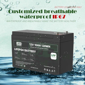 סוללת גיבוי ניידת להתאמה אישית לאחסון אנרגיה לתאורת רחוב סולארית, JREPower JszE-LF15-5ME UPS 12.8V 10Ah LiFePO4 במצב חצי מוצק. - Product Image 2