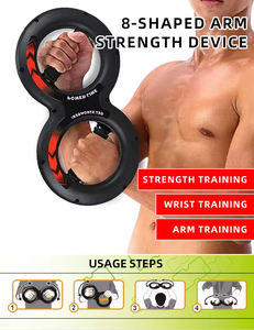 Tay sức mạnh <span class=keywords><strong>Grip</strong></span> huấn luyện viên đa chức năng cẳng tay sức mạnh lực lượng tập thể dục lò xo điện Cổ Tay Cánh tay Exerciser - Product Image 6