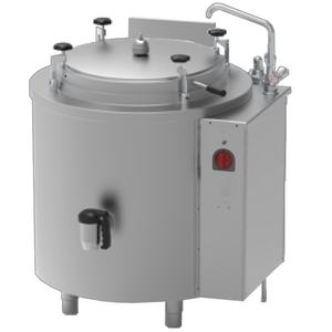 300-Liter Cylindrical Electric Autoclave <b>Kettle</b> 36000 W 400/3V 18EA4300 EURAST <b>Microwave</b> 1320x1200x950mm for Farm Use - Product Image 1
