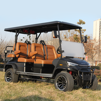 Voiture de golf électrique DC-G-F4+2, nouvelle arrivée, buggy de golf 6 places, chariot de golf personnalisé en usine, prix