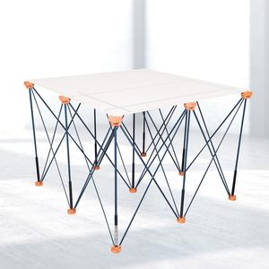 Support pliant réglable araignée-jambe établi métal araignée jambe menuiserie établi travail du bois télescopique <span class=keywords><strong>pour</strong></span> le travail du bois - Product Image 2