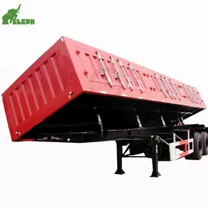 Giá Rẻ 3 Trục Side Dump Dumper Tipping Tipper Bán Trailer Bán Đổ