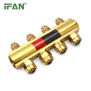 IFAN Fabricantes Água <span class=keywords><strong>Manifold</strong></span> Controle Manual PEX <span class=keywords><strong>Manifold</strong></span> 3 Way Latão Válvula Manifolds - Product Image 3