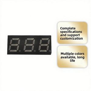 0.28 Inch 3-Digit 2831 <b>LED</b> Digital <b>Tube</b> High-Brightness Wall-Mounted Temperature Display Common Cathode/Anode - Product Image 2