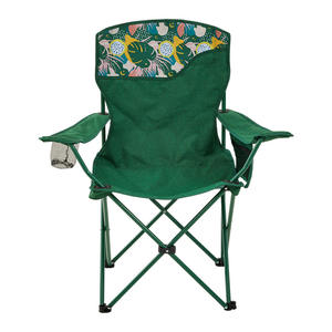 Silla Plegable para Exteriores con Marco de Aluminio Verde Oscuro, para Jardín, Camping y Picnic - Product Image 4