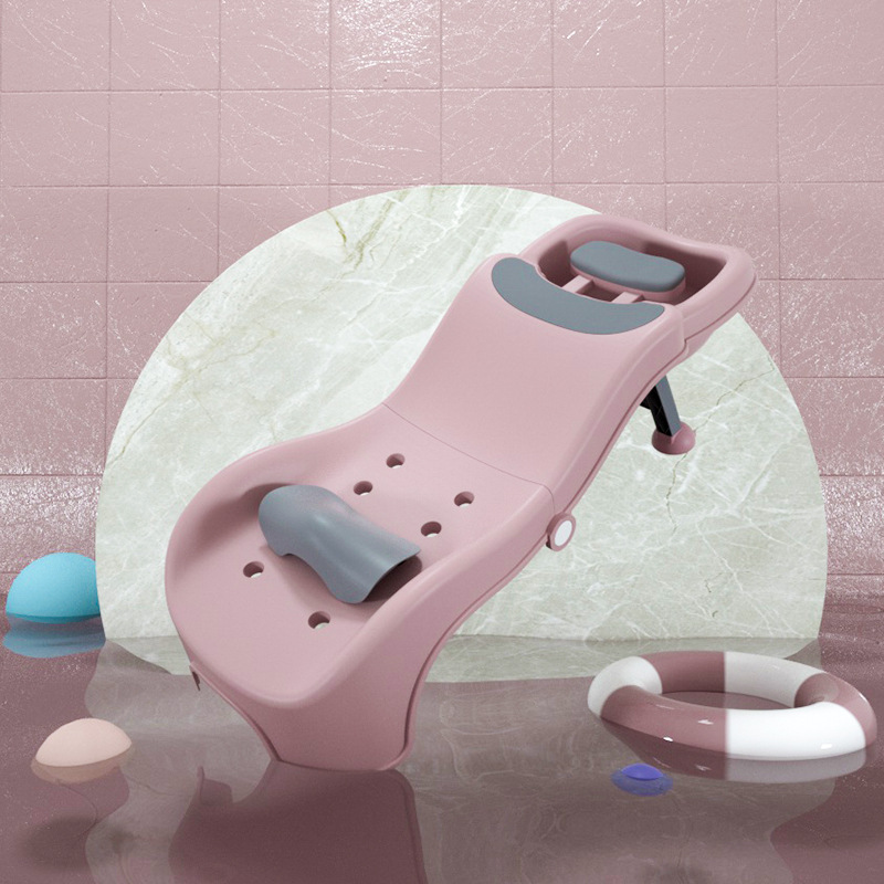 Rosa (con reposacabezas, tina para champú y tubería de agua)