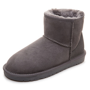 Botas de Nieve Unisex con Forro de Piel de Oveja, Cálidas, Antideslizantes, Cómodas, Estilo Otoño Invierno para Mujer, Disponibles en Tallas Grandes - Product Image 4