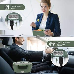 กล่องข้าวพกพาขายส่งจากสเปน ยอดนิยม วัสดุสแตนเลส 304 พร้อมระบบทำความร้อนสำหรับรถยนต์และกล่องอาหารกลางวัน - Product Image 4