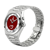 Nouvelle montre à quartz 2026, design simple d'inspiration chinoise, cadran à caractères chinois, boîtier en acier inoxydable, verre saphir, étanche