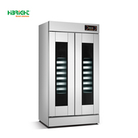 32 Plateaux Double Portes En Acier Inoxydable Équipement De Cuisson Commercial Boulangerie Proofer Armoire De Fermentation