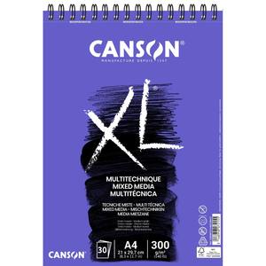 CANSON - Álbum XL con espiral para técnicas mixtas A4 30 hojas - Product Image 1