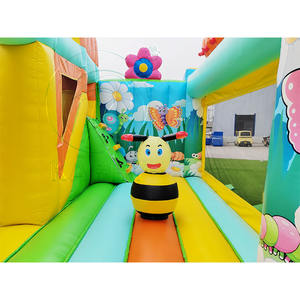 Château <span class=keywords><strong>gonflable</strong></span> commercial avec toboggan, structures gonflables magnifiques pour les fêtes de jardin - Product Image 5