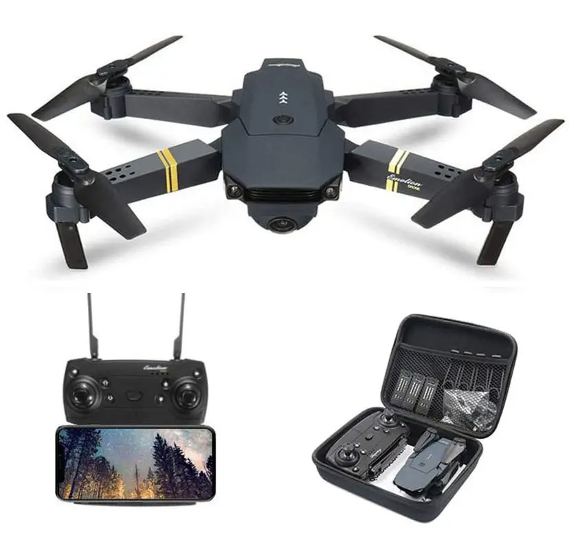 E58 Mini Drone Foldable Altitude Hold Quadcopter Drone with HD Camera Live Video E58 Drone