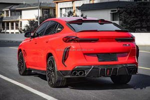 ชุดแต่งคาร์บอนไฟเบอร์แห้งสำหรับ BMW X6M ประกอบด้วยลิ้นกันชนหน้า X6M SQ, ดิฟฟิวเซอร์, สปอยเลอร์, สเกิร์ตข้าง และชิ้นส่วนยานยนต์ X6M - กันชน - Product Image 5