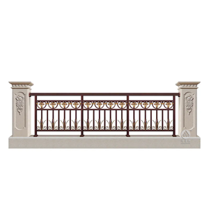Décoration extérieure pour la maison, murs extérieurs, styles variés, clôtures anti-rouille, villas de <span class=keywords><strong>jardin</strong></span> modernes, clôtures artistiques en aluminium pour ranchs et fermes - Product Image 6
