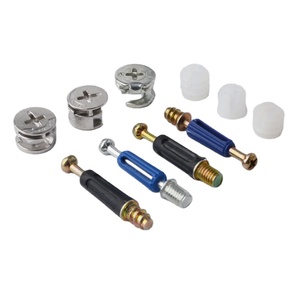 Furniture Accessories Cabinet 3 in 1 Furniture Connecting Rod Mini Fix Board Connector Fittings Screw Wood Connectors - Product Image 1