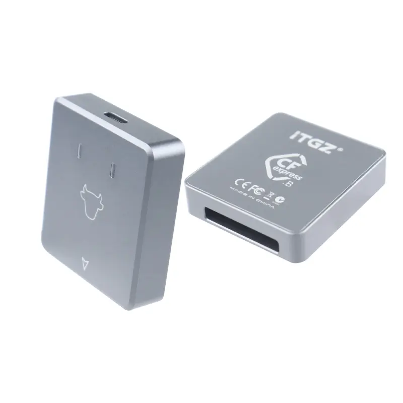 Lecteur de carte ITGZ CFexpress Type B pop-up pour Canon Sony DSLR caméra carte mémoire externe portable JMS583 puce de haute qualité