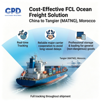 Service de logistique maritime FCL professionnel de la Chine à Tanger MATNG, Maroc