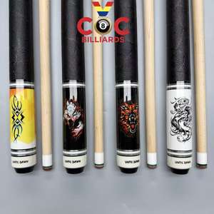 Taco de Billar Premium Until Dawn de Alta Calidad, de Madera de Arce Canadiense JMC de 58 Pulgadas, 19-20 OZ, con Empuñadura de Cuero - Product Image 3