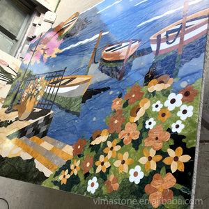 Mosaico in Marmo di Alta Qualità con Design Veneziano, Intarsio in Marmo per Decorazione Murale e Sfondi - Product Image 3
