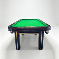 Table de billard carrée PUSHIZHE à cadre métallique, faible entretien, design moderne, haute performance, style familial