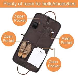 Free Sample <b>Garment</b> Bags Suit Bags <b>Garment</b> <b>Covers</b> for Hanging Clothes on Closet or Travel,<b>Garment</b> Bag for Storage Suits - Product Image 2