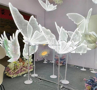 SMOOTH Großhandel LED Luminous Butterfly Hängelampe Stehlampe Ornament Requisiten Schmetterling Dekoratives Licht