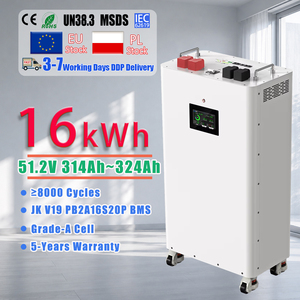 Batería de Litio LiFePO4 de Grado A, 51.2V 300Ah 314Ah, Sistema de Almacenamiento de Energía Doméstica 15kWh 16kWh, Gran Venta en Europa - Product Image 1
