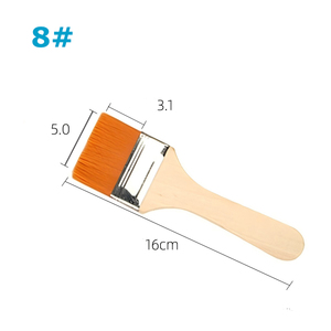 <span class=keywords><strong>Pinceau</strong></span> à <span class=keywords><strong>peinture</strong></span> en nylon Art <span class=keywords><strong>Pinceau</strong></span> à l'huile avec manche en bois pour barbecue, art, mur, bricolage - Product Image 3