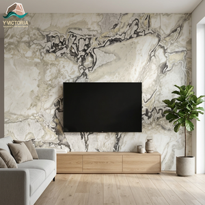 White <b>Marble</b> White Slabs Countertop Table Top Wall Background Stairsteps Natural Stone <b>Marble</b> Slabs - Product Image 2