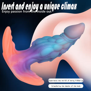 Dildo de Silicona Transparente con Simulación Realista para la Masturbación Femenina, Juguete Sexual para Adultos - Product Image 3