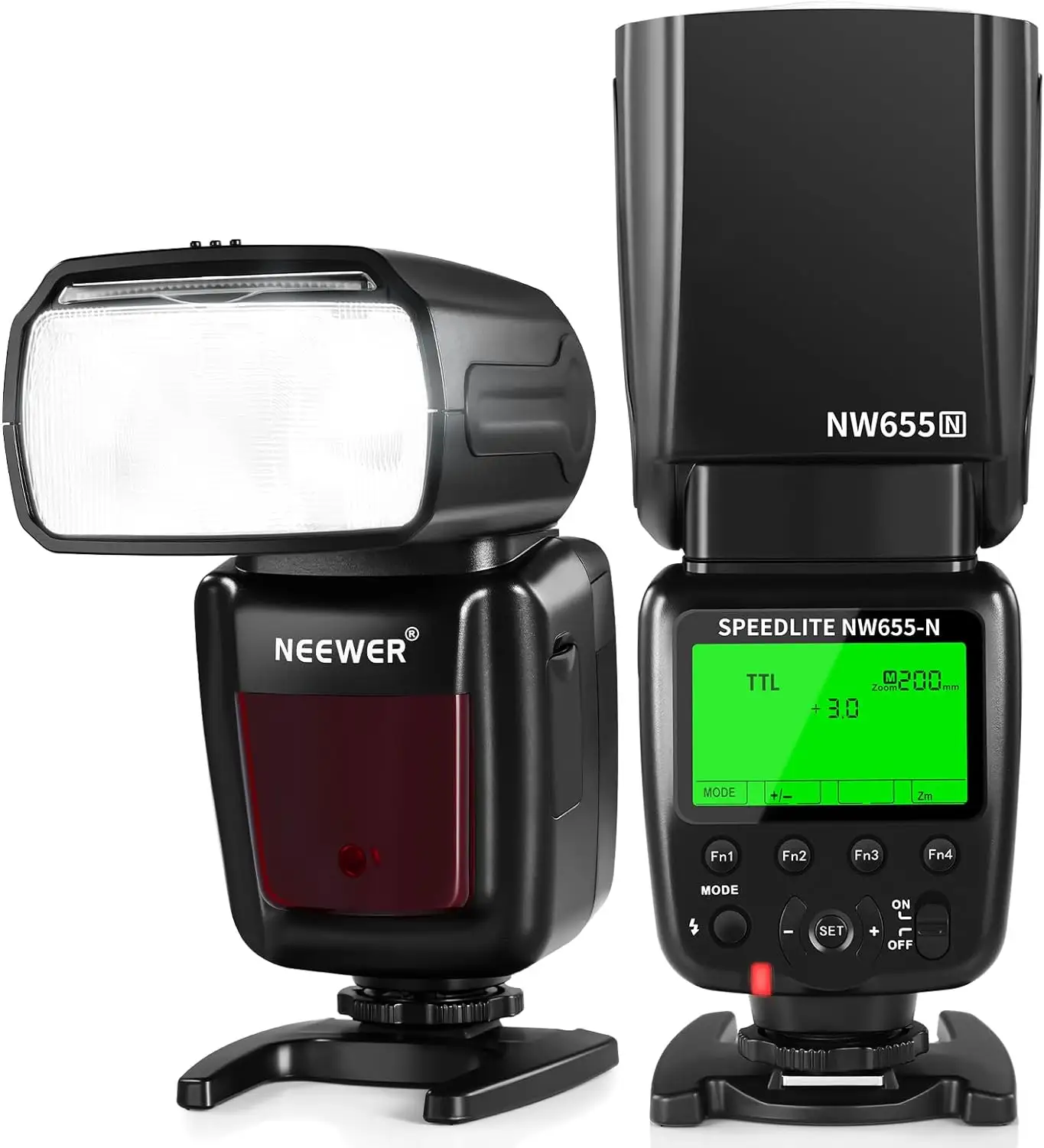 NEEWER NW655-N TTL Speedlite Flash fotografi, lampu kilat studio cocok dengan Nikon Speedlight untuk kamera DSLR