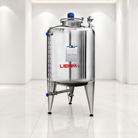 Cuve de mélange cosmétique automatique à prix d'usine, chauffage à double enveloppe, en acier inoxydable SUS316, avec agitateur homogénéisateur pour shampoing et parfum