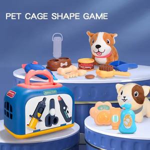 <span class=keywords><strong>Jeu</strong></span> vétérinaire interactif électronique Chiot en peluche Jouets <span class=keywords><strong>de</strong></span> rôle pour tout-petits Kit <span class=keywords><strong>de</strong></span> docteur Jouet d'aboiement pour animaux <span class=keywords><strong>de</strong></span> compagnie Chiots - Product Image 2