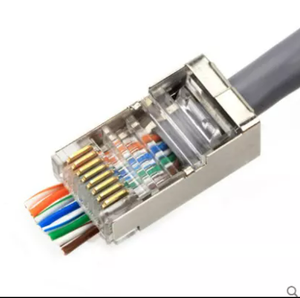 Cat6 e Cat6A Rj45 Connector Brass Pass através de comunicação para amigos felinos - Product Image 6