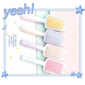 Ming Cute Cat Head Air Cushion <b>Comb</b> Large Size Home Use Plastic Massage Styling <b>Comb</b> - Product Image 2